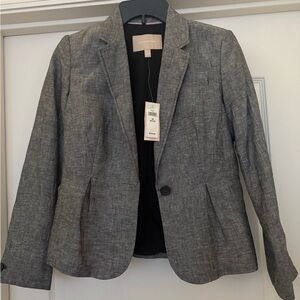 Banana Republic Women’s Blazer Gray Size 4 Petite NWT!!
